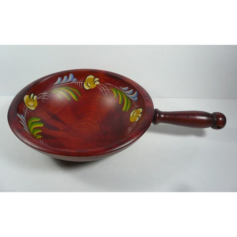Vintage Woodcroftery Wood Hand Painted 9